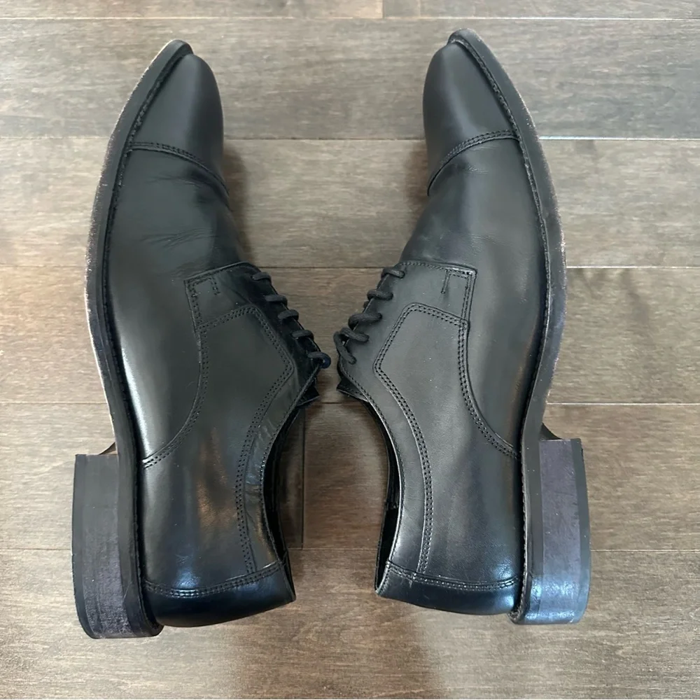 J. Murphy by Johnston & Murphy Men's Black Oxford Cap Toe Classic Size 9W